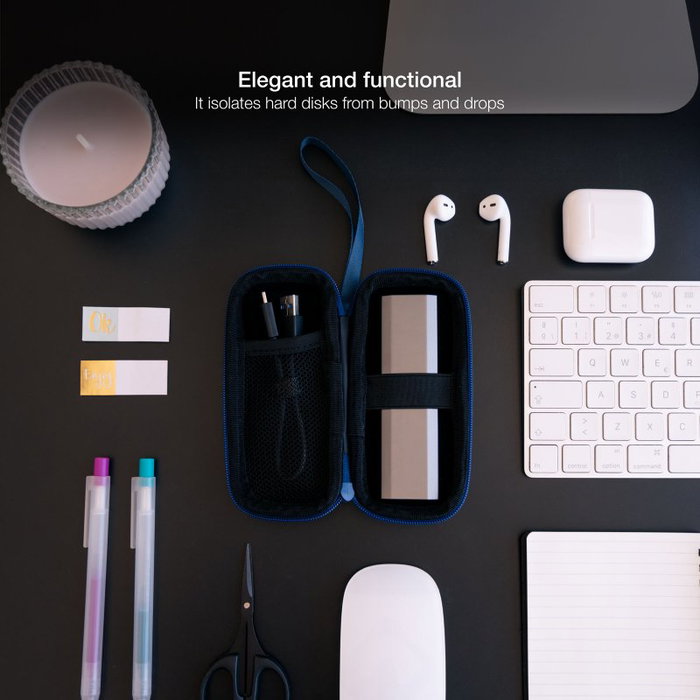 Tooq Estuche Protector M2 para Caja Externa - Azul Pacífico